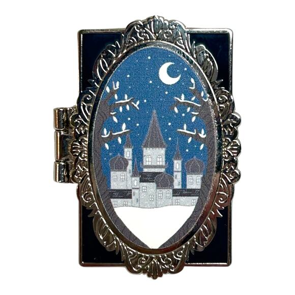 Owl Crate Naomi Novak Spinning Silver Collectible Book Pin Series Number Seven - Picture 1 of 6